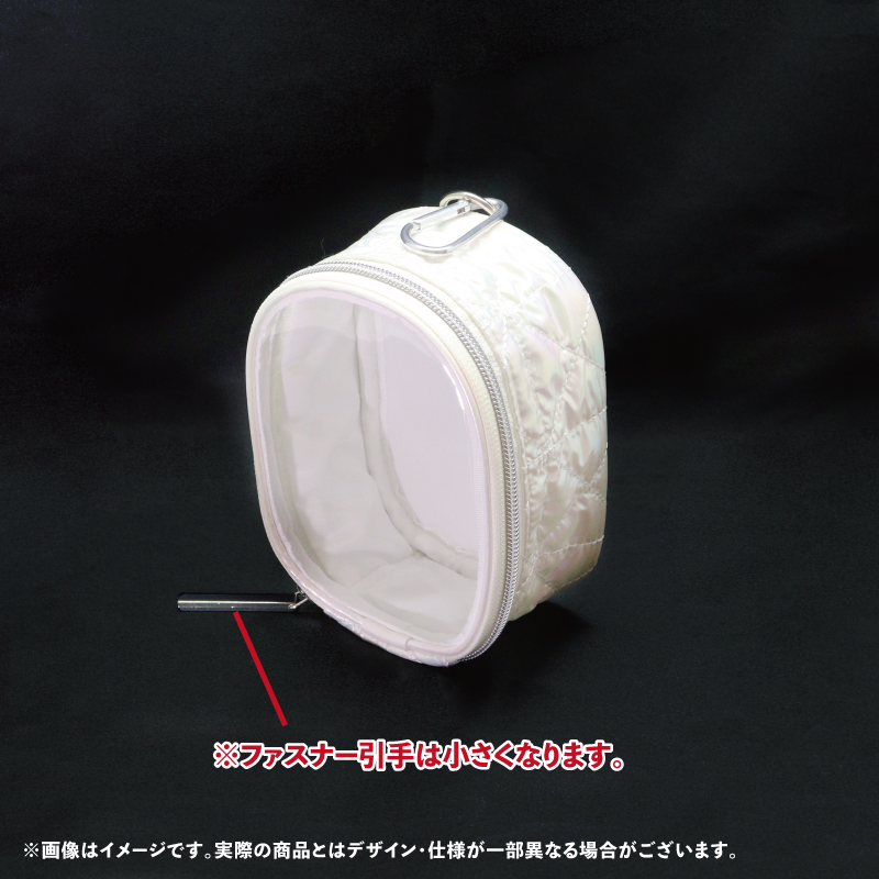 (Goods - Pouch) nui. Quilted Plush Pouch - Aurora White