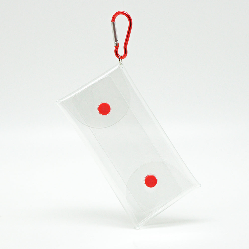 (Goods - Case) Clear Multipurpose Case (Red)