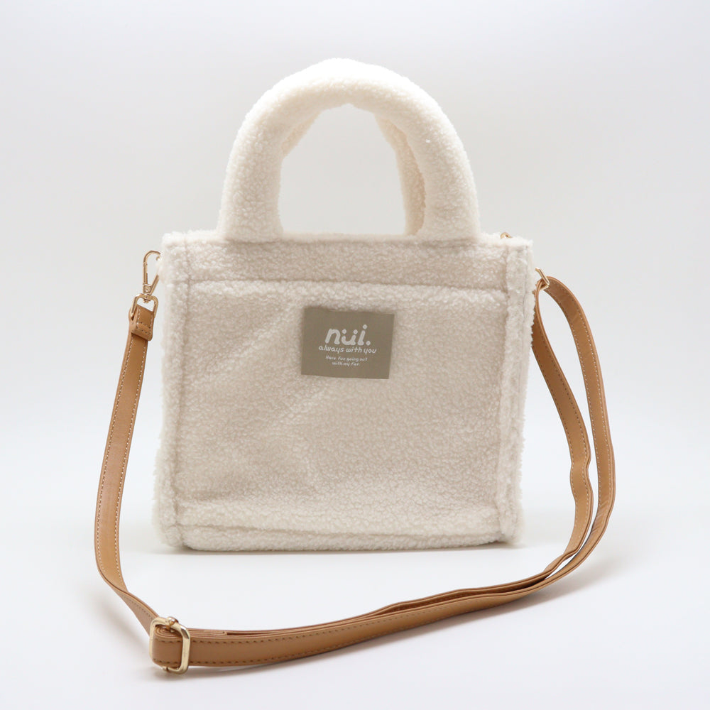 (Goods - Bag) nui. Fleece Bag White