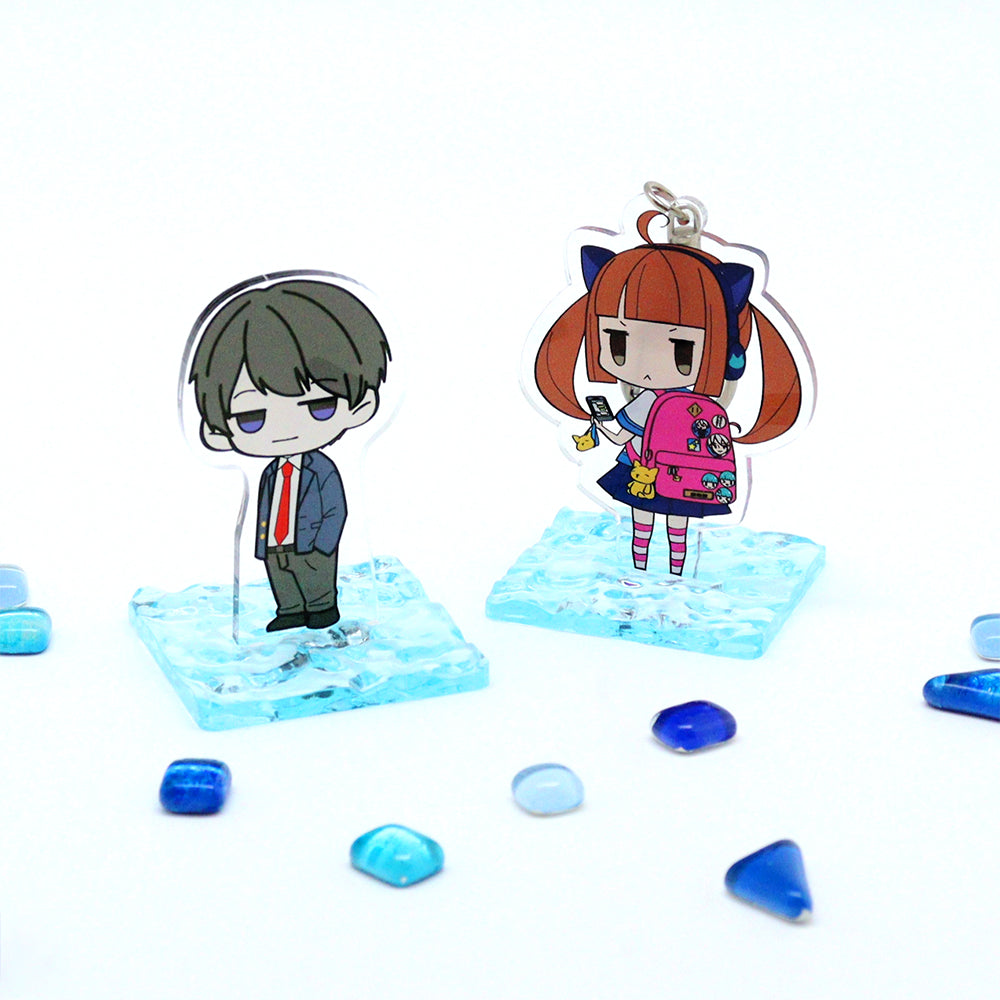 (Goods - Acrylic Stand) Acrylic Stand Display Base (Water Ripple) Set of 3