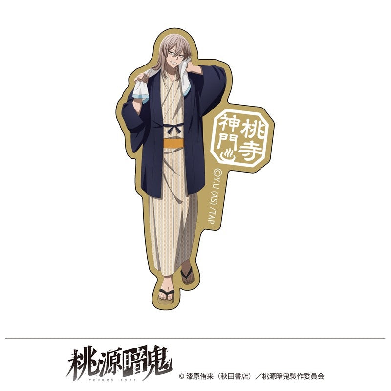 (Goods - Sticker) Tougen Anki Exclusive Art Sticker Hot Springs Day Mikado Momodera