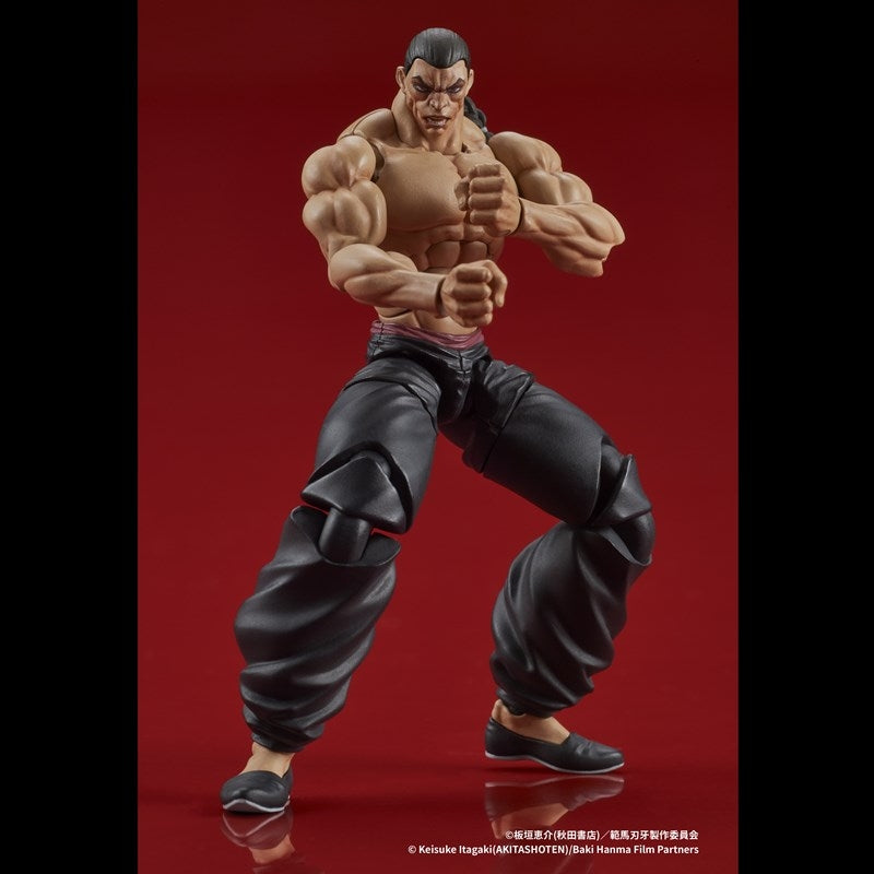 (Action Figure) Baki Hanma DIGACTION Retsu Kaioh Posable Figure