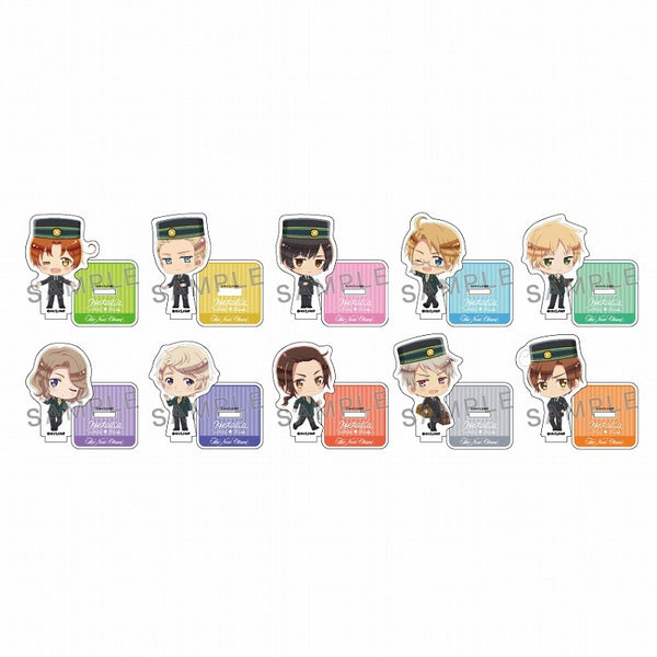(1BOX=10)(Goods - Stand Pop) Hetalia World★Stars Hotel Collab Acrylic Stand Collection