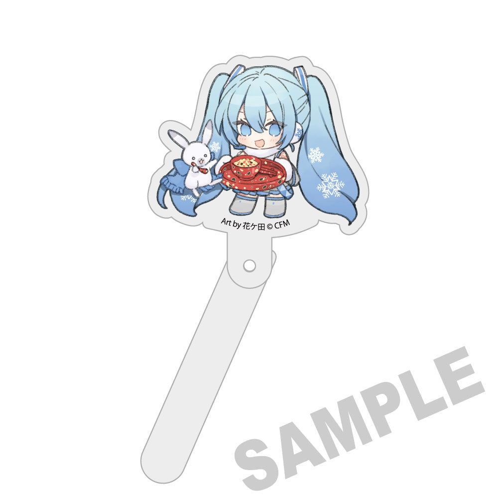 (Goods - Ornament) Snow Miku x Hirohako Acrylic Prop and Stand Hirosaki - Tsugaru Lacquerware - Art by hanagata