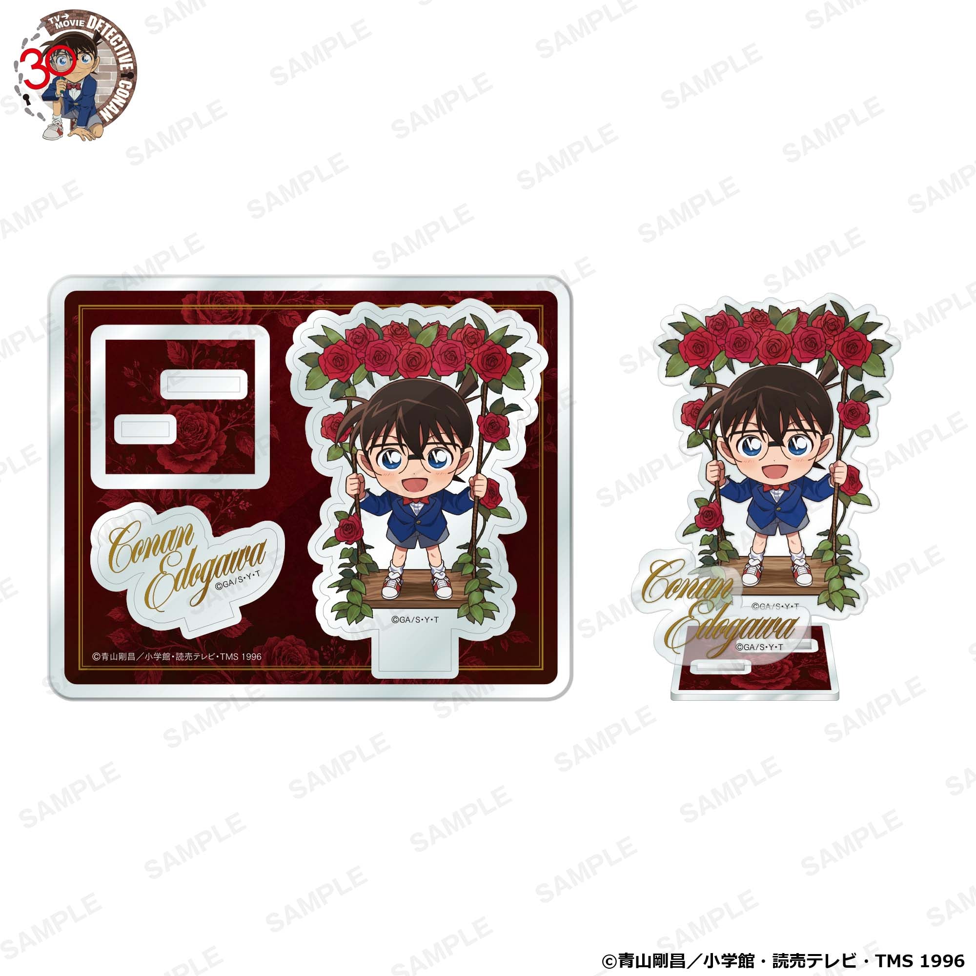 (Goods - Acrylic Stand) Detective Conan Niitengo Acrylic Stand Anniversary Swing Ver. - Conan Edogawa
