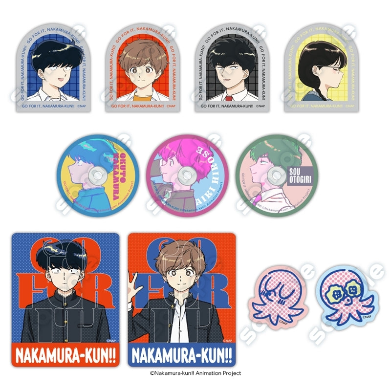 (Goods - Sticker) Go for It, Nakamura! Flake Sticker