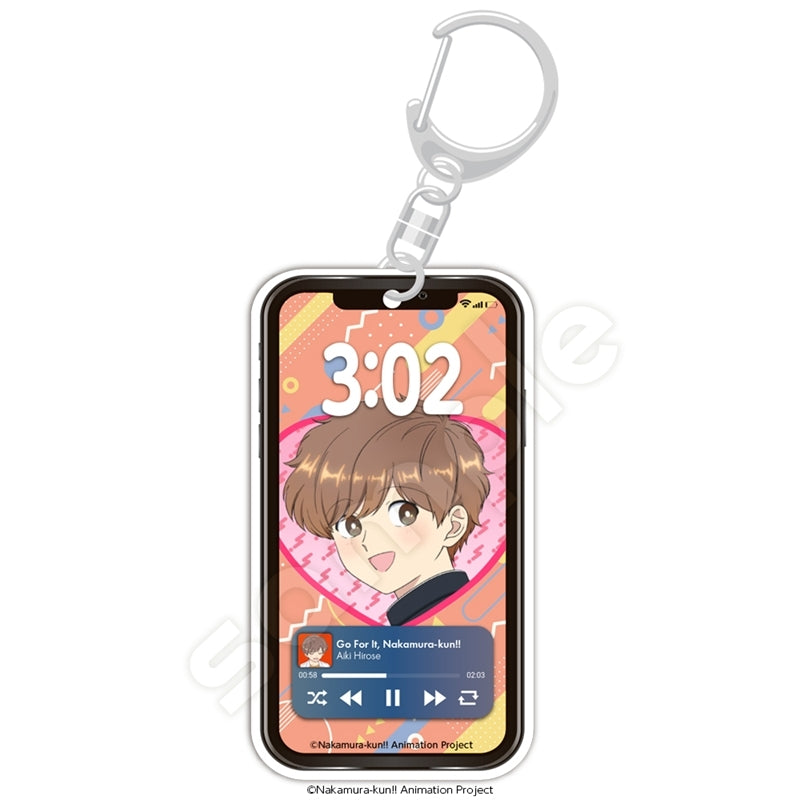 (Goods - Keychain) Go for It, Nakamura! Smartphone Style Keychain Aiki Hirose
