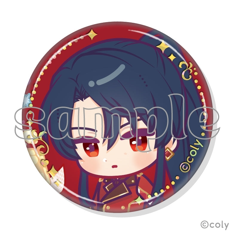 (1BOX=7)(Goods - Badge) Promise of Wizard x MARION CREPES Collab Trading Foil-stamped Button Badge A