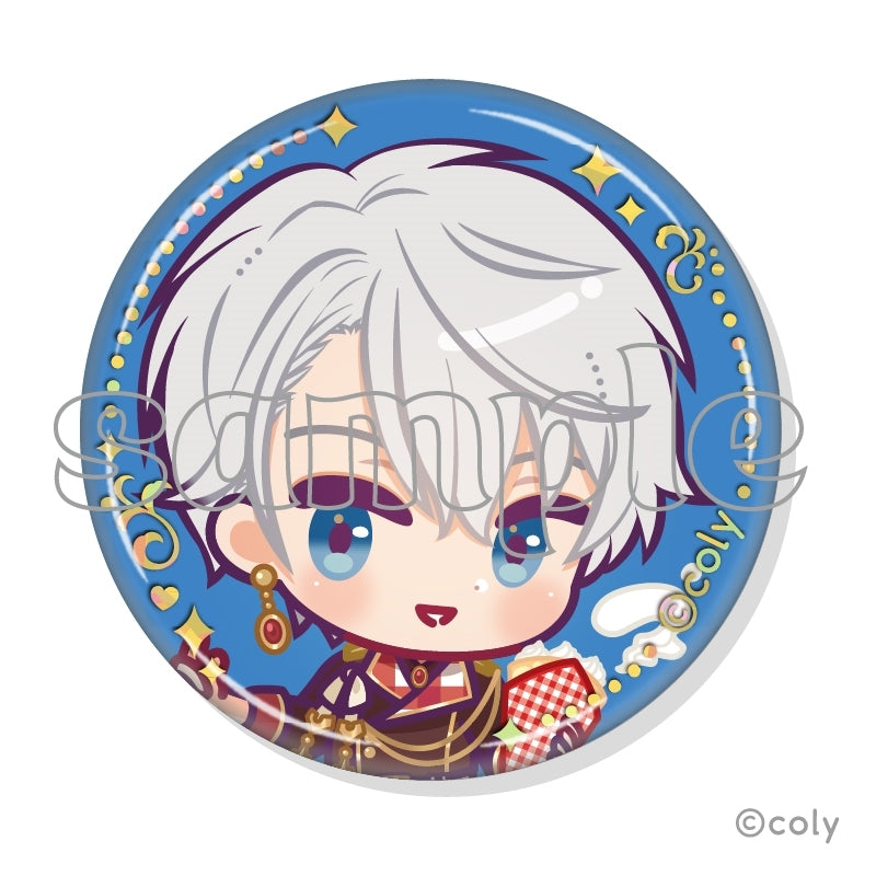 (1BOX=7)(Goods - Badge) Promise of Wizard x MARION CREPES Collab Trading Foil-stamped Button Badge B