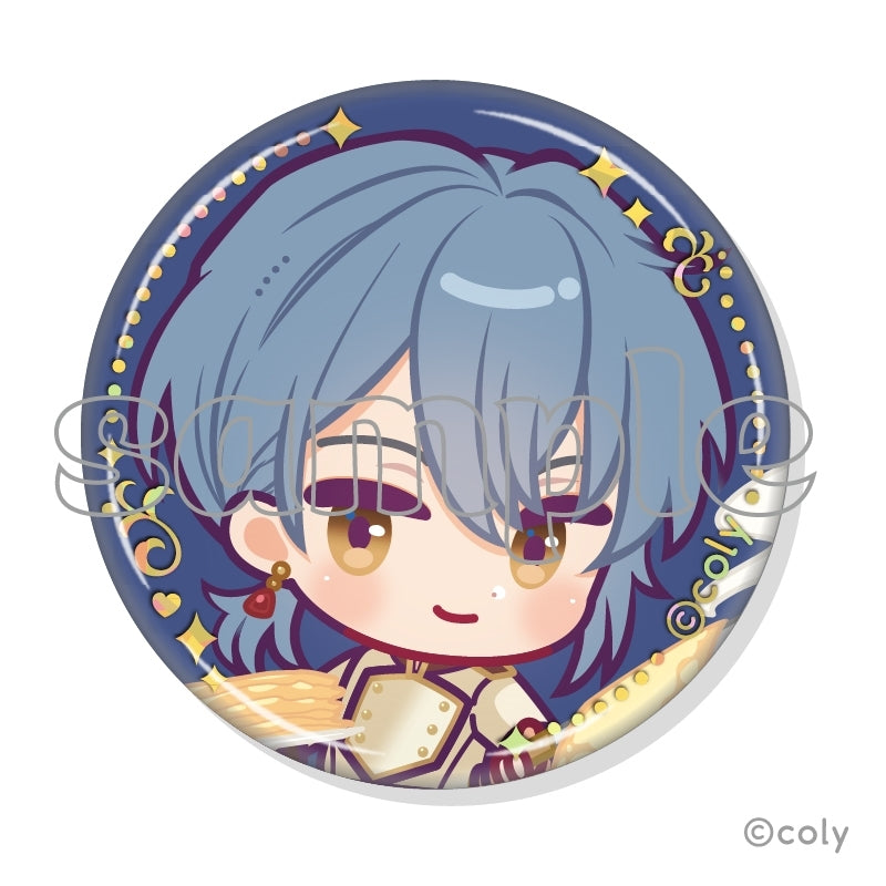 (1BOX=7)(Goods - Badge) Promise of Wizard x MARION CREPES Collab Trading Foil-stamped Button Badge B