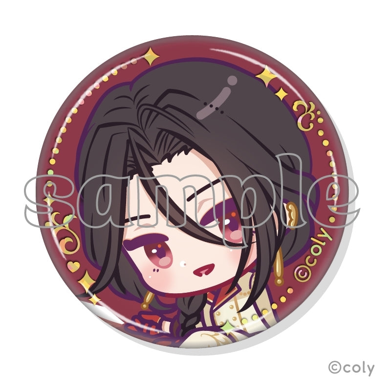 (1BOX=7)(Goods - Badge) Promise of Wizard x MARION CREPES Collab Trading Foil-stamped Button Badge B