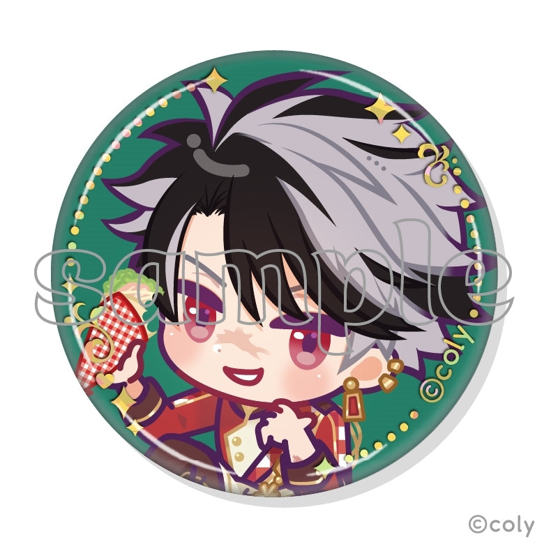 (1BOX=7)(Goods - Badge) Promise of Wizard x MARION CREPES Collab Trading Foil-stamped Button Badge C