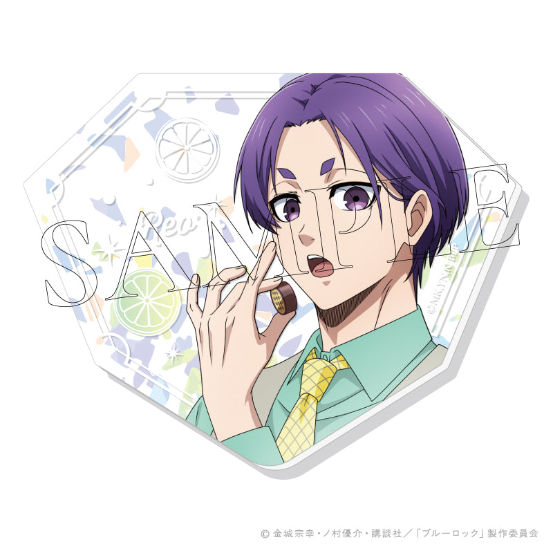 (Goods - Card) Blue Lock LEMON Pikuria Plate hologram 6. Reo Mikage