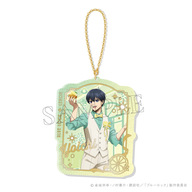 (Goods - Keychain) Blue Lock LEMON Sparkle＊ Chain Acrylic 1. Yoichi Isagi