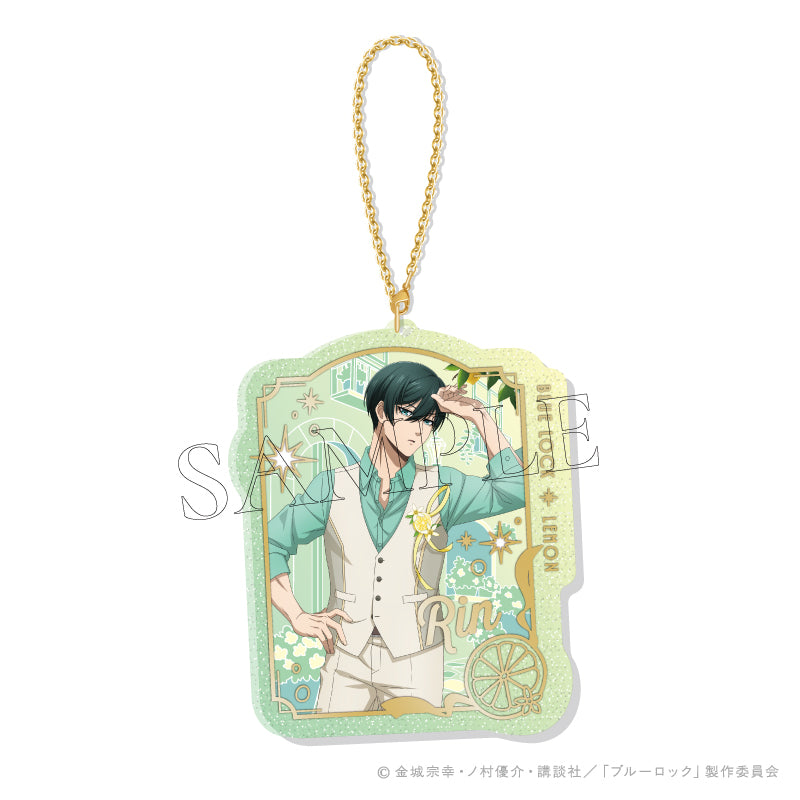 (Goods - Keychain) Blue Lock LEMON Sparkle＊ Chain Acrylic 2. Rin Itoshi