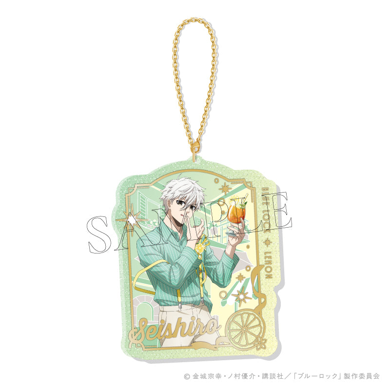 (Goods - Keychain) Blue Lock LEMON Sparkle＊ Chain Acrylic 3. Seishiro Nagi