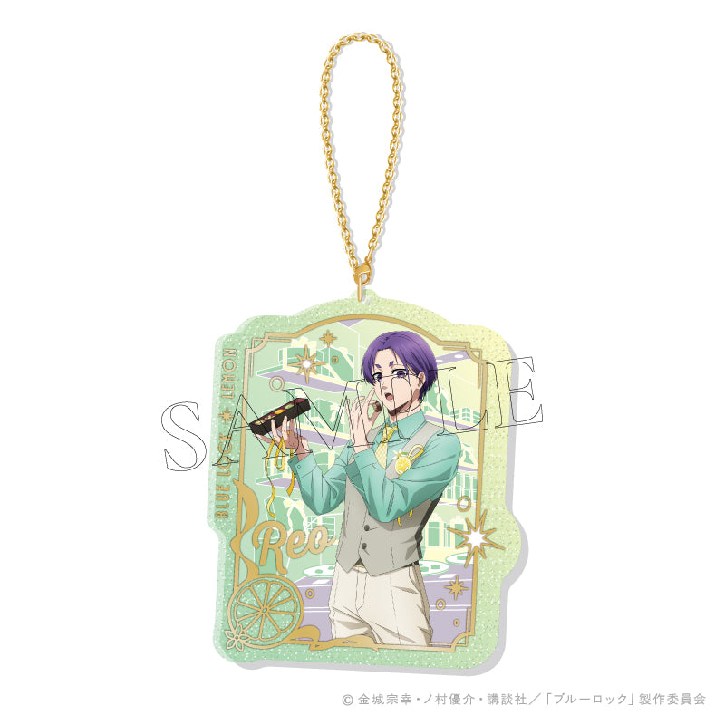 (Goods - Keychain) Blue Lock LEMON Sparkle＊ Chain Acrylic 6. Reo Mikage