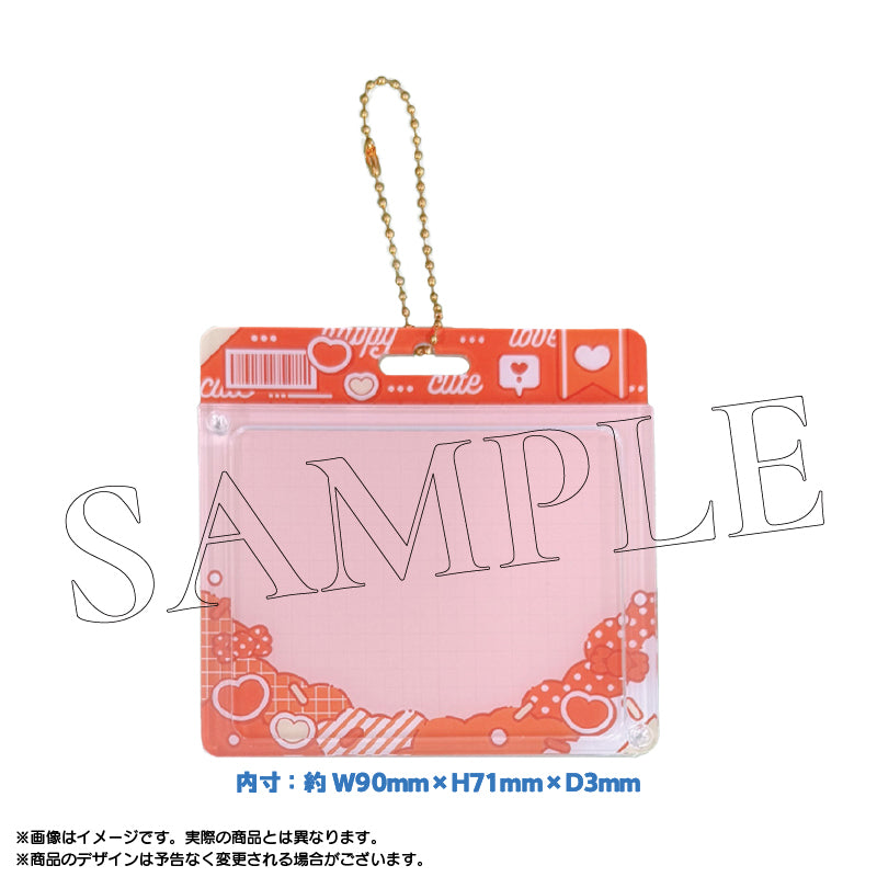 (Goods - Acrylic Stand) amie Original Pikuria Picture x Clear Acrylic Frame TOY Box ver. 2.Orange