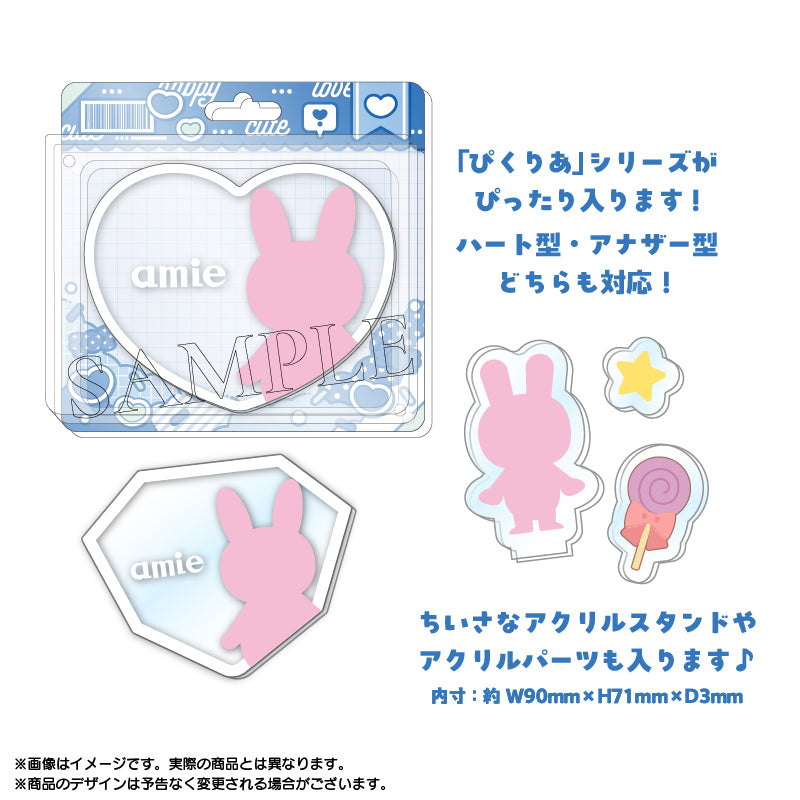 (Goods - Acrylic Stand) amie Original Pikuria Picture x Clear Acrylic Frame TOY Box ver. 6.White