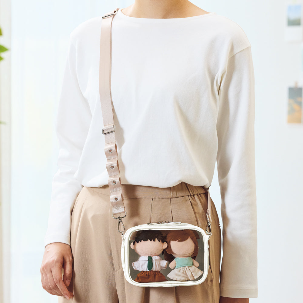 (Goods - Pouch) Decorative Box Pouch Mini Wide White (Limited Color)