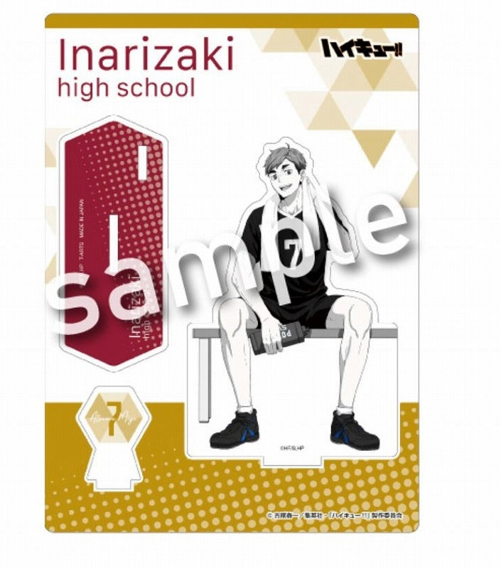 (Goods - Acrylic Stand) Haikyu!! "break time" Acrylic Stand Plate Atsumu Miya