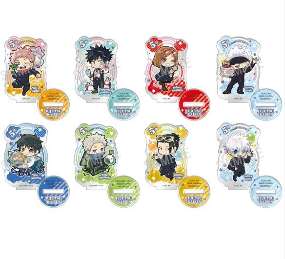(1BOX=8)(Goods - Acrylic Stand) Anime - Jujutsu Kaisen Chibi 5th Anniv. Trading Acrylic Stand