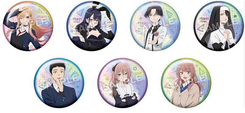 (1BOX=7)(Goods - Badge) My Dress-Up Darling Shiny Trading Button Badge