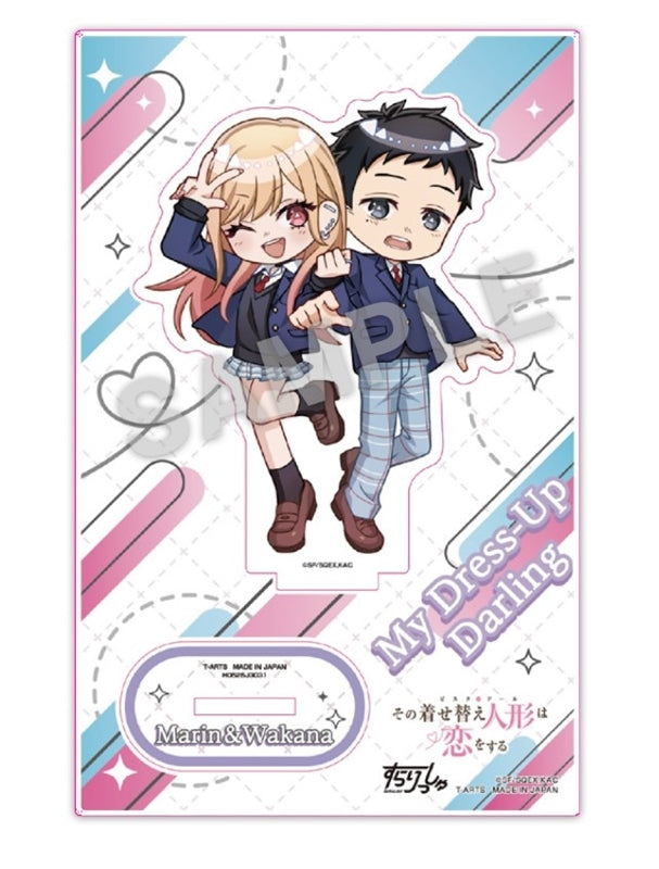 (Goods - Acrylic Stand) My Dress-Up Darling Surarisshu Acrylic Stand Plate Marin Kitagawa & Wakana Gojo