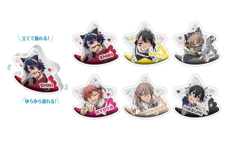 (1BOX=6)(Goods - Ornament) Tougen Anki Jersey Maid Trading Acrylic Block
