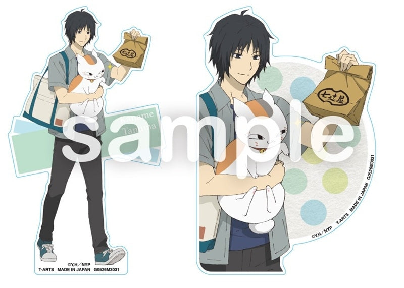 (Goods - Sticker) Natsume's Book of Friends (Natsume Yuujinchou) Birthday Sticker Set Tanuma & Nyanko Sensei