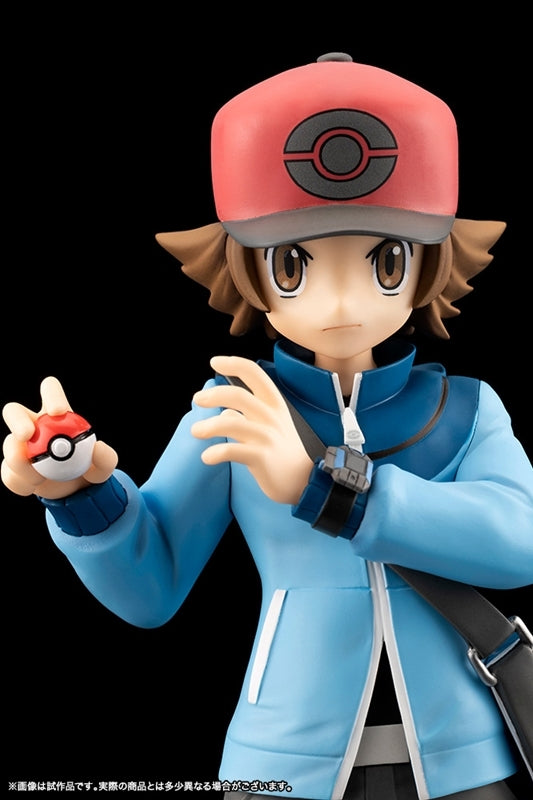 (Figure) Pokemon TOUYA with VICTINI ARTFX J STATUE 1/8 Complete Figure