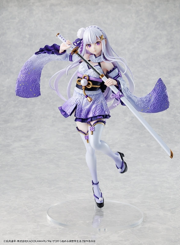 (Bishojo Figure) Re:Zero - Starting Life in Another World Emilia Combat Outfit ver. 1/7 Complete Figure