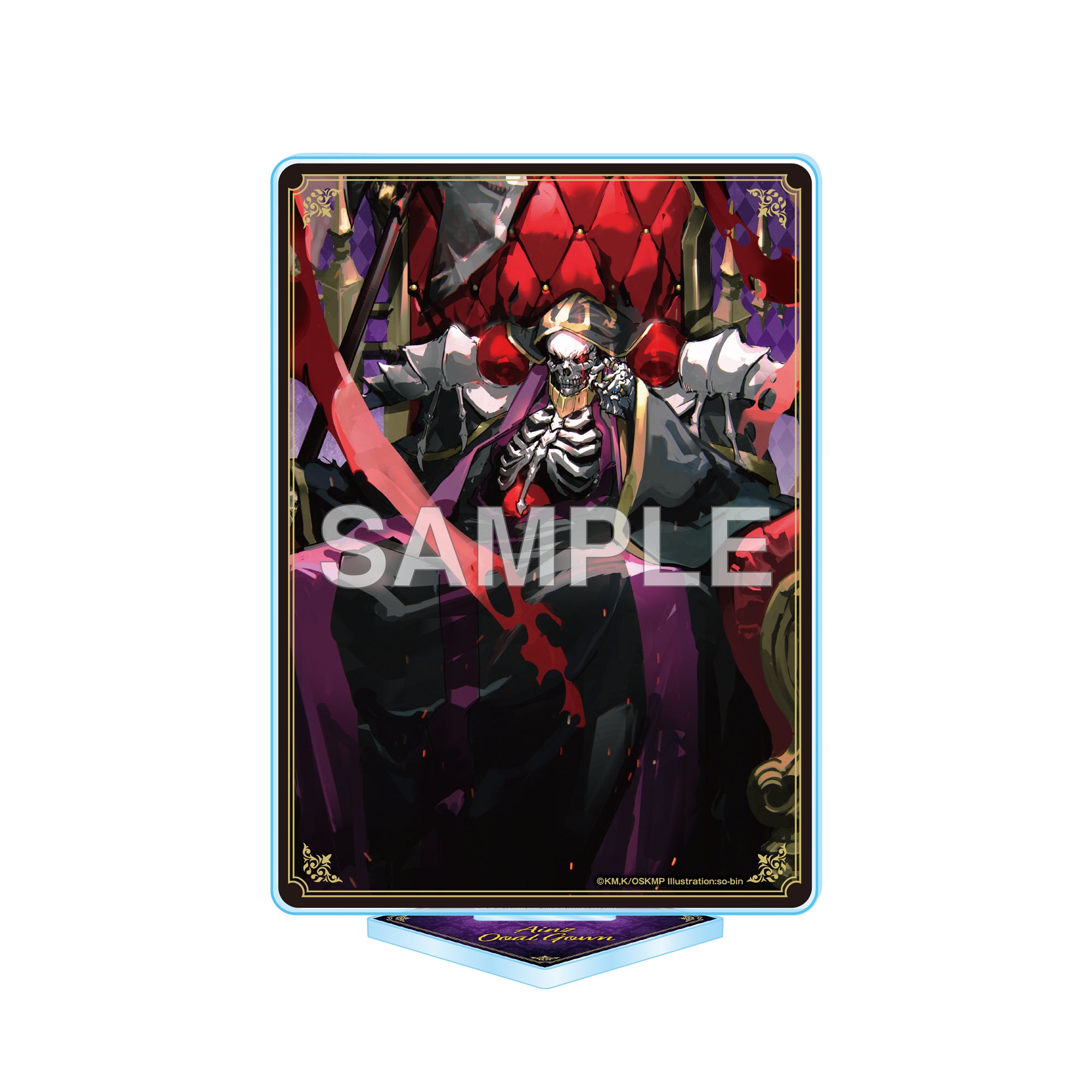 (Goods - Acrylic Stand) OVERLORD:The Sacred Kingdom Acrylic Stand - Ainz (Illustration:so-bin)