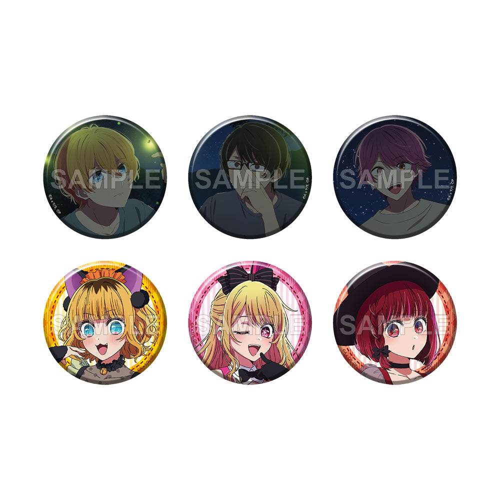 (1BOX=6)(Goods - Badge) Oshi no Ko Tin Badges + The 10th PACK