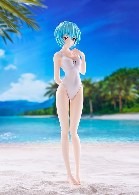 (Bishojo Figure) Rebuild of Evangelion POP UP PARADE BEACH QUEENS Rei Ayanami (One-Piece Style) L Size Complete Figure