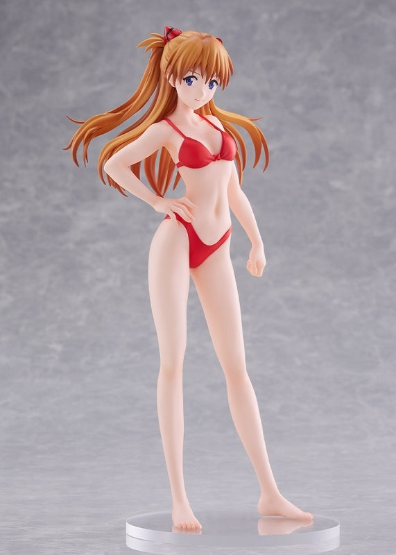 (Bishojo Figure) Rebuild of Evangelion POP UP PARADE BEACH QUEENS Asuka Shikinami Langley (Bikini Style) L Size Complete Figure