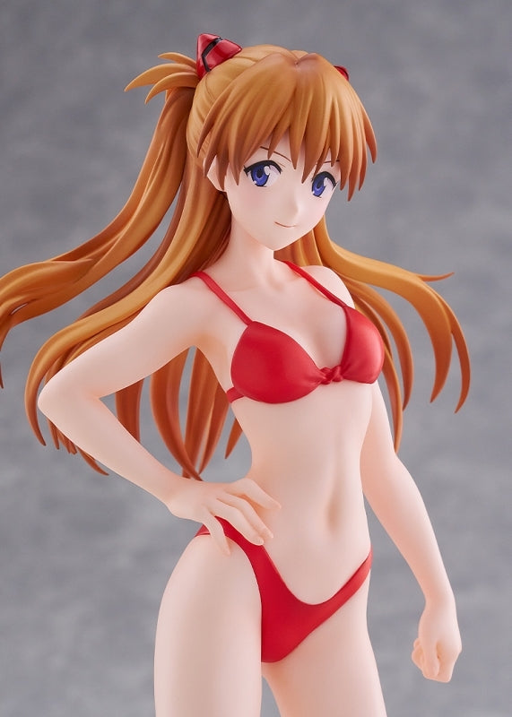 (Bishojo Figure) Rebuild of Evangelion POP UP PARADE BEACH QUEENS Asuka Shikinami Langley (Bikini Style) L Size Complete Figure
