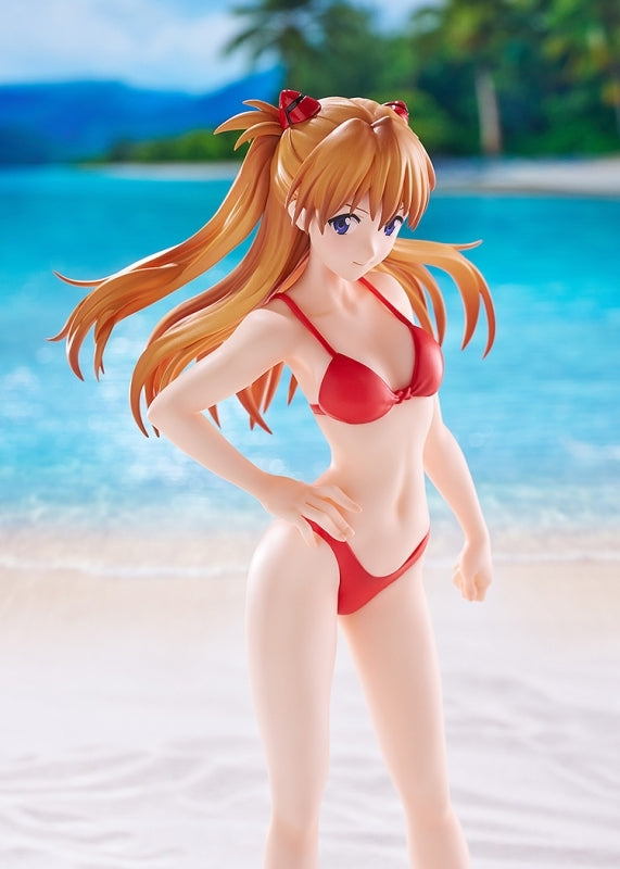 (Bishojo Figure) Rebuild of Evangelion POP UP PARADE BEACH QUEENS Asuka Shikinami Langley (Bikini Style) L Size Complete Figure