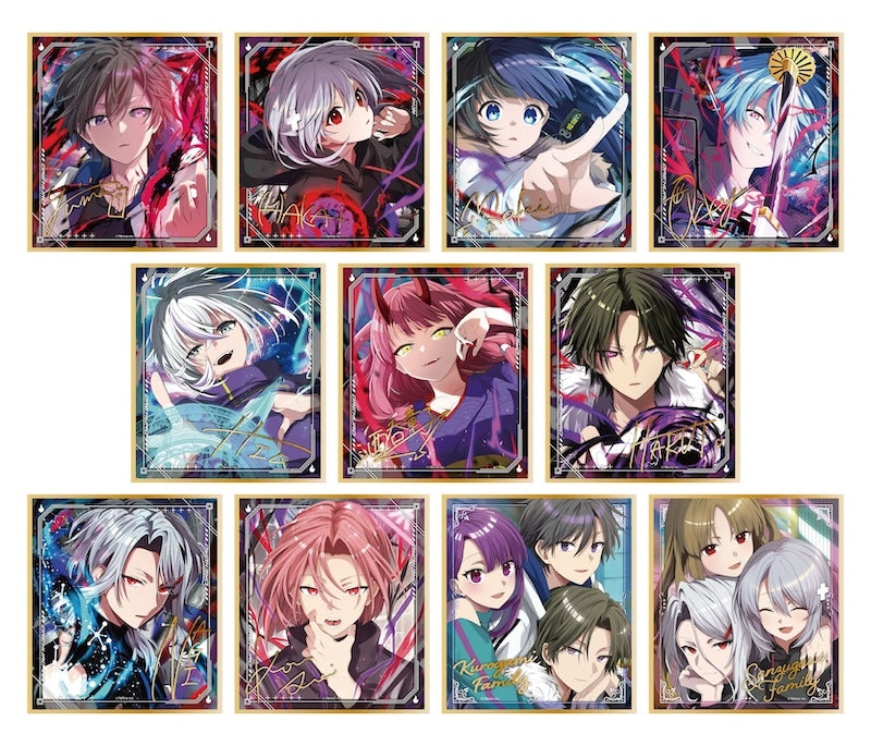 (1BOX=11)(Goods - Art Board) OREKURO! Tsukareta Ore to Kurokami Shinrei Soundansho Visual Art Board Collection [animate Exclusive]