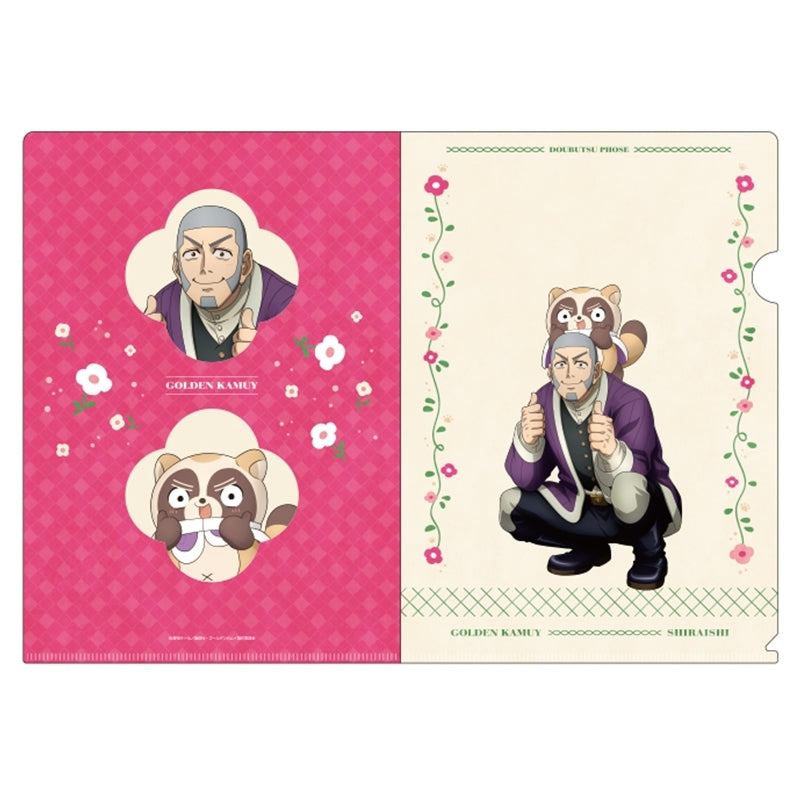 (Goods - Clear File) Golden Kamuy Animal Phose Clear File 3. Shiraishi Yoshitake (Re-release)