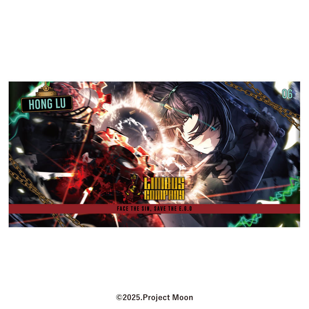 (Goods - Towel) LIMBUS COMPANY Visual Bath Towel ⑥Hong Lu