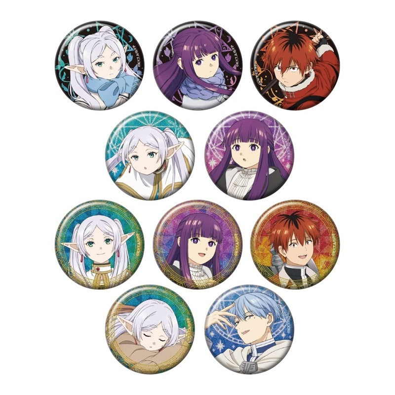 (1BOX=10)(Goods - Badge) TV Anime - Frieren: Beyond Journey's End Glitter Button Badge Collection
