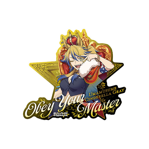 (Goods - Sticker) Anime Uma Musume: Cinderella Gray Travel Sticker ⑤ Obey Your Master ~CHAMPIONS~