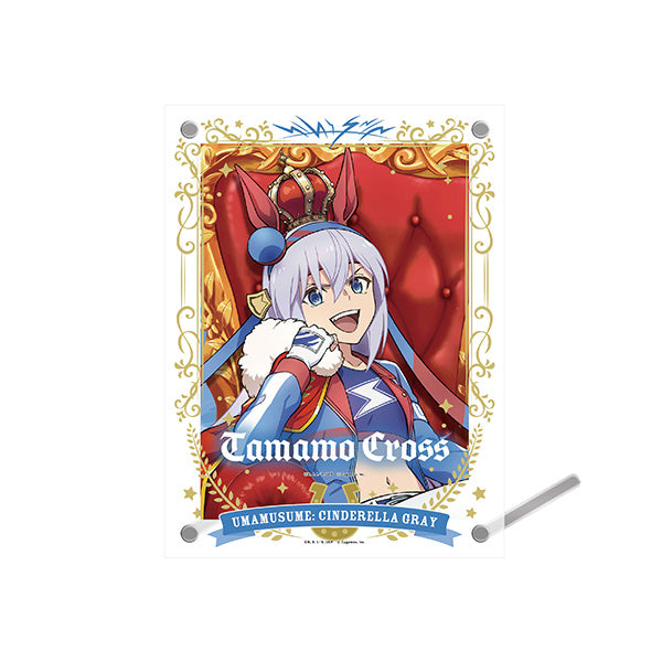 (Goods - Photo Frame) Anime Uma Musume: Cinderella Gray Acrylic Photo Frame w/ Bromide ② Tamamo Cross ~CHAMPIONS~