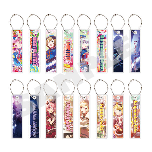 (1BOX=8)(Goods - Key Chain) Hatsune Miku: Colorful Stage! Acrylic Stick Key Chain Collection A (8 Types Total)