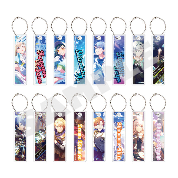 (1BOX=8)(Goods - Key Chain) Hatsune Miku: Colorful Stage! Acrylic Stick Key Chain Collection B (8 Types Total)