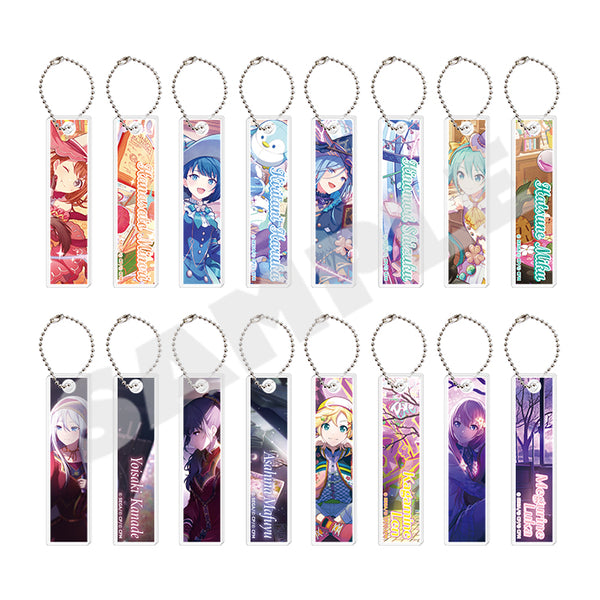 (1BOX=8)(Goods - Key Chain) Hatsune Miku: Colorful Stage! Acrylic Stick Key Chain Collection C (8 Types Total)