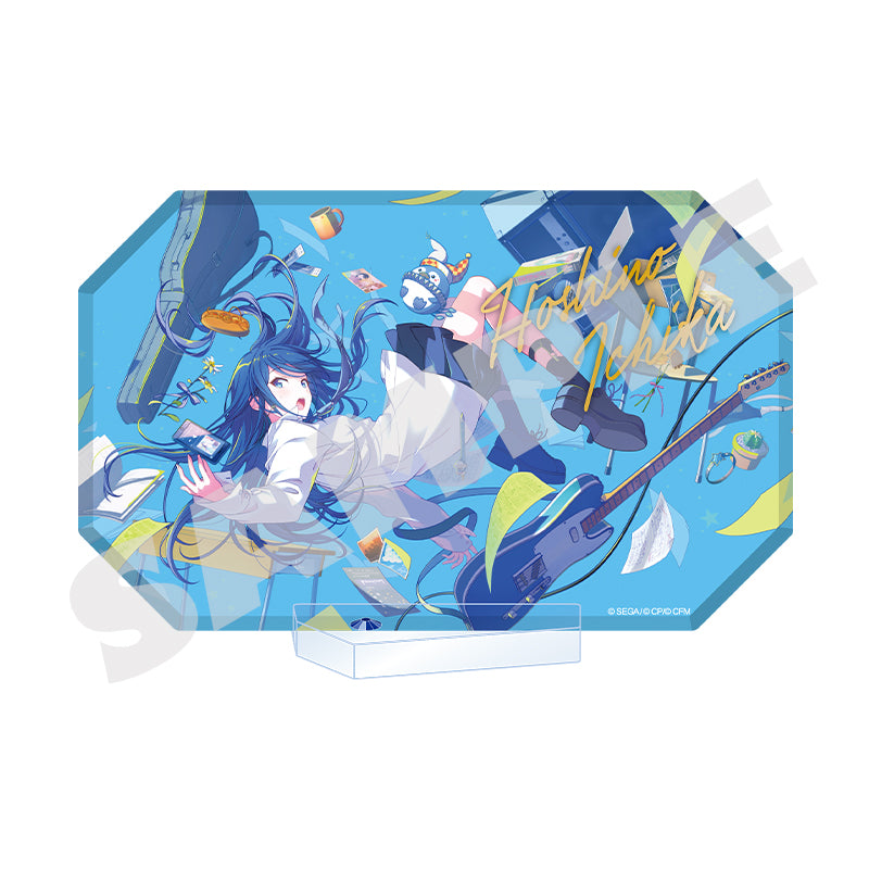 (Goods - Acrylic Stand) Hatsune Miku: Colorful Stage! World Link Acrylic Block Stand Ichika Hoshino