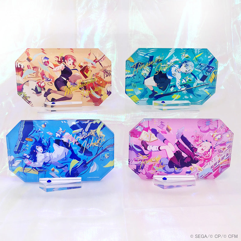 (Goods - Acrylic Stand) Hatsune Miku: Colorful Stage! World Link Acrylic Block Stand Ichika Hoshino