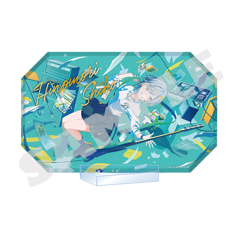 (Goods - Acrylic Stand) Hatsune Miku: Colorful Stage! World Link Acrylic Block Stand Shiho Hinomori